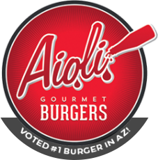 Aioli Burger food truck and restaurant logo