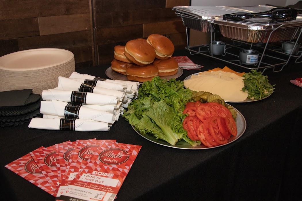 Retirement Party Catering at Aioli Burger