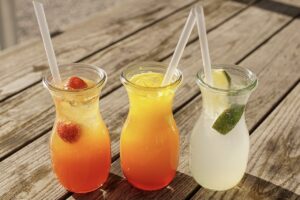 Delicious homemade lemonade like we offer at Aioli Burger.