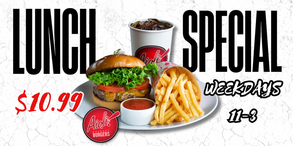The Best $10.99 Lunch Deal in Phoenix: The Aioli Burger Special