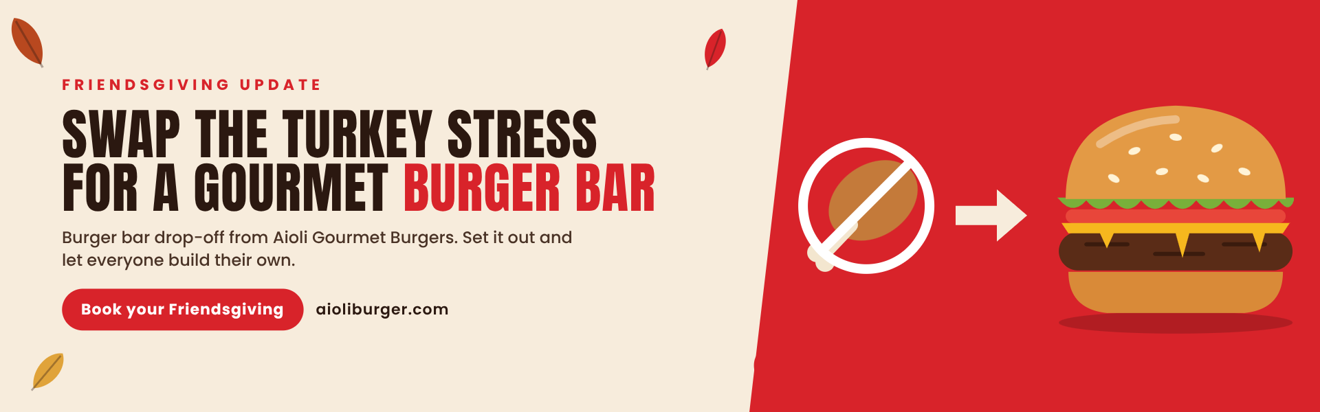 Friendsgiving Update Swap the Turkey Stress for a Gourmet Burger Bar