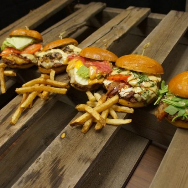 Burgers from the Aioli Burger Menu